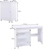 Nähtisch Nähmaschinenschrank Faltbar, Nähschrank Nähmöbel, Produktbild-Vorschau 4