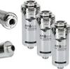 Three chrome shower filters are arranged diagonally on a white background. Náhľad obrázku produktu