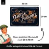 Blechschilder Garten Schild mit Spruch- nostalgische Produktbild-Vorschau 10