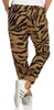 Damen Jogginghose Freizeithose Hose mit Muster, Braun S/M/L Produktbild-Vorschau 5