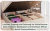 VALLH Polsterbett Bett 180x200 mit bettkasten Dunkelgrau Produktbild-Vorschau 3