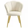 VASAGLE Esszimmerstuhl mit Samtbezug, Schminktischstuhl mit Produktbild-Vorschau 4