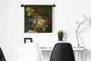 MuchoWow® Wandteppich Wandbehang Stilleben mit Blumen - Produktbild-Vorschau 4