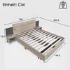 Flieks Massivholzbett Doppelbett 160x200cm mit 2 Produktbild-Vorschau 4