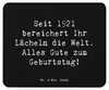Mr. & Mrs. Panda Mousepad Spruch 1921 Geburtstag - Schwarz Produktbild-Vorschau 1