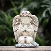 Solar-Fee-Figur mit LED, wetterfest, 1 Stück, 20x15 cm Productafbeelding-voorbeeld