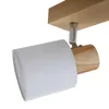 Lindby Deckenstrahler Wanessa, 47cm, 3-flg., weiß, Holz, Produktbild-Vorschau 6