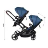 BabyGo Zwillingskinderwagen Twinner, blau Produktbild-Vorschau 6