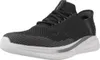 A single black Skechers shoe is shown from a side-diagonal angle against a white background. Anteprima dell’immagine prodotto