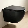 Mai & Mai Hänge WC schwarz matt mit Softclose Sitz  | Wand Produktbild-Vorschau 1