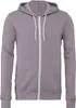 Canvas 3739 | Uni Zip-Up Poly-Baumwolle Fleece Hoodie - Produktbild-Vorschau 2