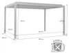sweeek - Bioklimatische Pergola mit Lamellendach Palace Produktbild-Vorschau 9