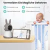 Babyphone avec 2 caméras et APP 2K/5,0 pouces WLAN Voir les images du produit 11