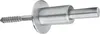 Rundstabhalter mit Rundstab 50 mm Edelstahl V4A Ø 10 mm Produktbild-Vorschau 2