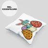Trendation - Deko-Kissen mit Füllung 40x40 Ostern T-Rex Produktbild-Vorschau 3