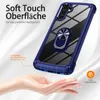 A hand holding a phone case with a ring holder. Produktbild-Vorschau