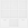 vidaXL Regál na knihy biely 98x30x98 cm Drevo Materiál Náhľad obrázku produktu 7