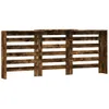 vidaXL Obloženie radiátora údený dub 205x21,5x83,5 cm Náhľad obrázku produktu 4
