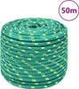 vidaXL Lina jachtowa zielona 14 mm 50 m Polipropylen Podgląd zdjęcia produktu 6