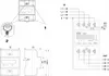 Diagrams and technical drawings of an energy meter. Produktbild-Vorschau