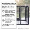 Mucola Welpenauslauf Welpenfreigehege Laufgitter Welpenzaun Produktbild-Vorschau 11