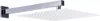 vidaXL Duscharm Quadratisch Edelstahl 201 Silbern 30 cm Produktbild-Vorschau 2