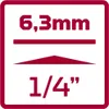 GEDORE red R47110011 Porte-embouts 1/4 6 pans x 1/4 6 pans Voir les images du produit 2
