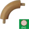 Holz Verbindungsbogen Buche D42 Handlauf Produktbild-Vorschau 2