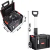 Boîte à outils mobile avec boîte à tiroirs et organisateur Voir les images du produit 4