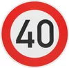 ORIGINAL Verkehrzeichen 40 KM/H Schild Nr. 274-40 Produktbild-Vorschau 1