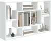 vidaXL Wandregal Weiß 85x16x52,5 cm Holzwerkstoff Produktbild-Vorschau 3