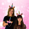 LED Einhorn Haarreif "LITTLE UNICORN" buntes Einhorn - bunt Produktbild-Vorschau 6