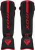 RDX Sports Protège-tibias F6 Kara MMA - Noir mat - Rouge - Voir les images du produit 2
