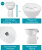 Calmwaters® Spülrandloses Stand WC mit 7 cm Erhöhung im Set Produktbild-Vorschau 3
