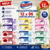 Zestaw chusteczek nawilżanych Bingo, 12 opakowań po 96 Podgląd zdjęcia produktu 1