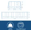 Power Steel™ Frame Pool Komplett-Set mit Filterpumpe 732 x Produktbild-Vorschau 8