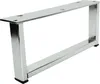 Pieds de meuble angulaires en chrome brillant, hauteur 4,5 Voir les images du produit 3