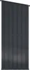A dark gray metal shed panel, shown vertically. Produktbild-Vorschau