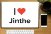 MuchoWow® Laptop Aufkleber Sticker Cover Ich liebe - Jinthe Produktbild-Vorschau 2
