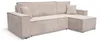 VENASI Ecksofa mit Schlaffunktion Hugo L, Beige Cordstoff Produktbild-Vorschau 4