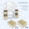 COSTWAY 2 in 1 Kinder Schminktisch mit abnehmbarem Spiegel, Produktbild-Vorschau 7