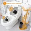 Garniture de WC sur pied Yorbay en bambou , avec support de Voir les images du produit 3