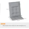 Set di 2 coperture per sdraio Outsunny Copertura Anteprima dell’immagine prodotto 3