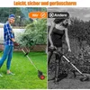 Akku-Rasentrimmer 21V mit 2 Batterie, Freischneider, Produktbild-Vorschau 7