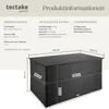 tectake® Aluminium Auflagenbox - 145x82,5x79,5cm - Robustes Produktbild-Vorschau 5