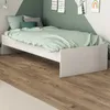 Lit d'enfant Tidy - 90 x 200 cm - blanc mat Voir les images du produit 2