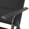 Chaise de camping CampFeuer, noire, réglable en 7 Voir les images du produit 5