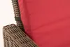 CLP Polyrattan Sofa Ancona 5mm braun-meliert Polsterfarbe Produktbild-Vorschau 5