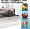 Wiltec Caisse à outils en aluminium – 124 x 37 x 38 cm – Voir les images du produit 4
