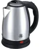 A studio shot of a stainless steel electric kettle on a white background. Voir les images du produit